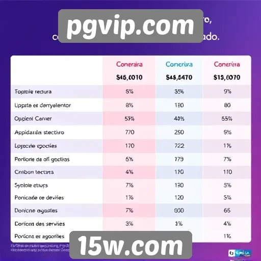 Comparação entre pgvip.com e concorrentes no mercado